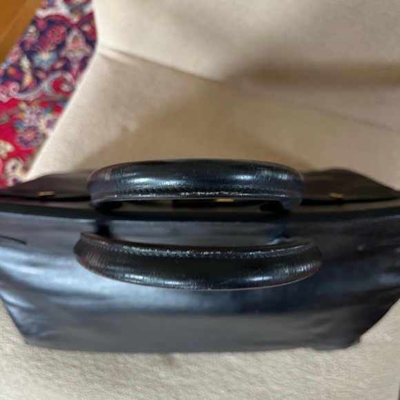 Vintage HERMES BIRKIN 40 Cuir Swift Gulliver Leather Bag Black Gold Hardware - Picture 5 of 13